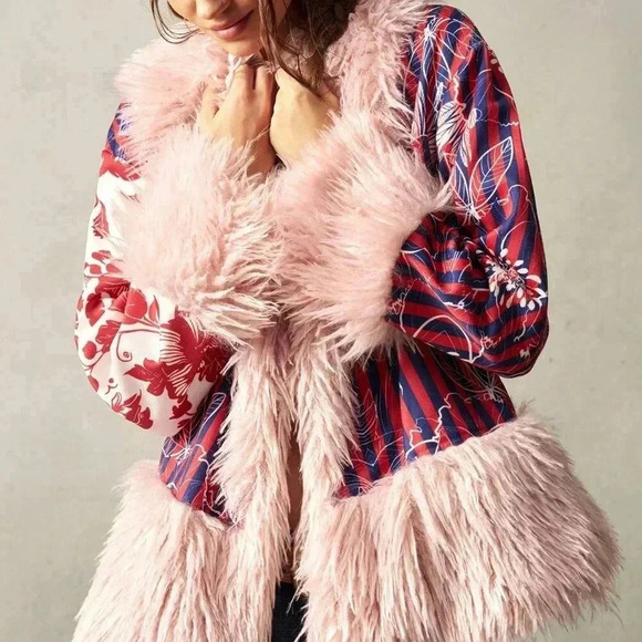 Multicolor Casual Women's Vacation Woven Long Sleeve Regular Jacket